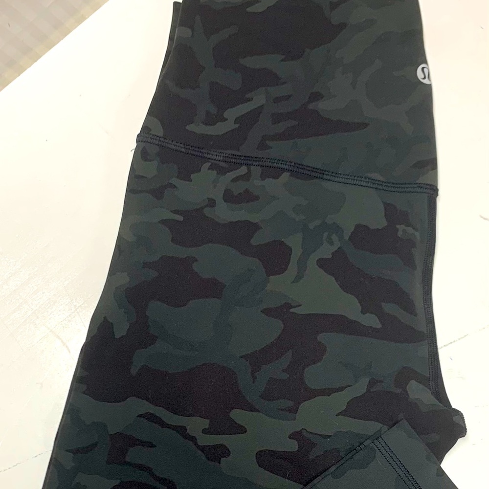Lululemon align pant camp green